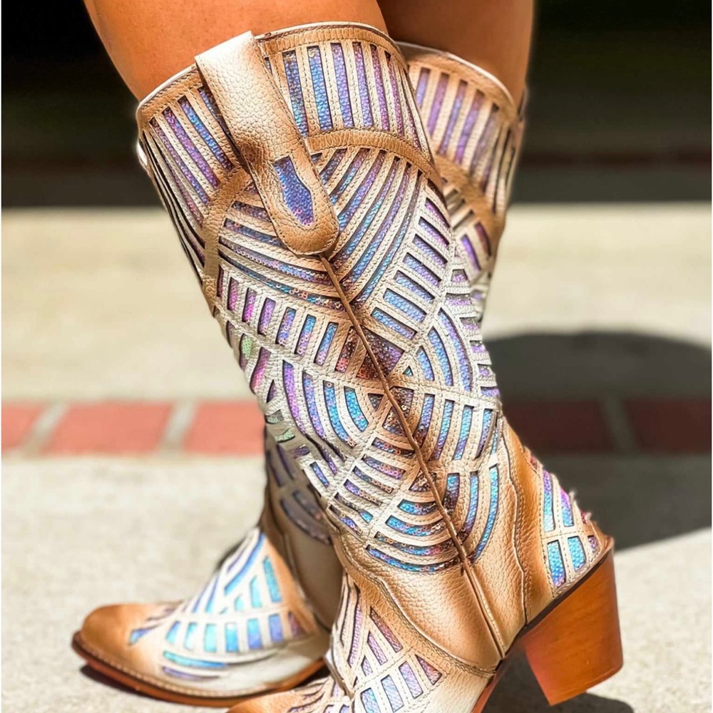 Southern Fried Chics Retro Cowgirl western boots